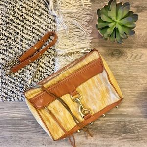 Rebecca Minkoff “Mac” crossbody, yellow ikat